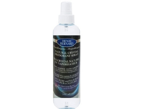 Natural Crystal Deodorant Spray, 100mL (6-pack)